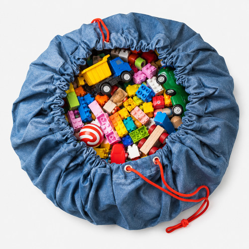 Large 140cm denim toy storage - toy,