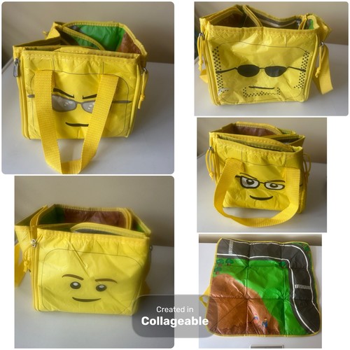 Lego head zipbin toy - zipbin, bag
